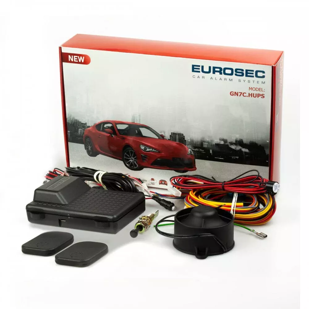 Автосигналізація Eurosec GN7C HUPS з 2 ID картками та US2