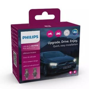Лампи світлодіодні PHILIPS H4/H19 11342U2500CX Ultinon Access +80% 12V